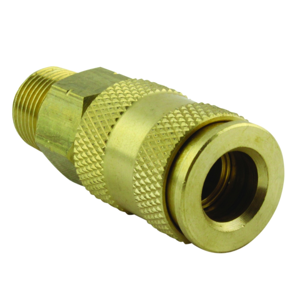767 0.38 in. MNPT V Style High Flow Coupler