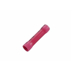 22-18 Vinyl Butt Connector, Red - 20 Piece