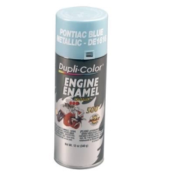 DE1616 12 oz Pontiac Blue Metallic Engine Enamel Paint with Ceramic