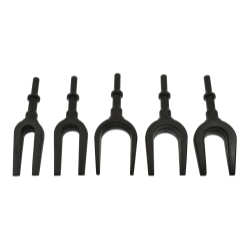 Mayhew Pneumatic Separating Fork, 5-Piece Set, Black Oxide Finish (31940)