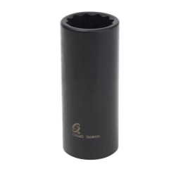 Sunex 267221 0.5 in. Drive x 21 mm Deep 12 Point Impact Socket