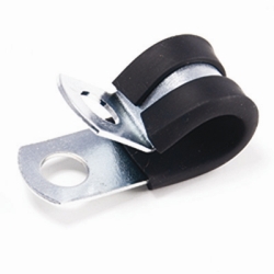 Insulated Clamp, Nylon, 1/2 in Bundle Dia., Natural, 10 PK