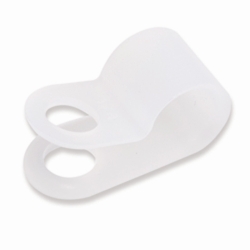 4610H 0.75 in. Natural Nylon Cable Clamps, 25 Piece