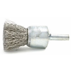 Brush Research BNS606 3/4" Solid Wire End Brush, .006