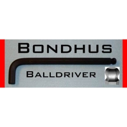 Picture of Bondhus 15752 2 mm 3.2 in. Hex Ball End Wrench L Shaped Hang Tab