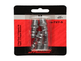 s-727-5 0.25 in. Male Plug M-Style - Pack of 5
