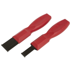 LIS81780 2 Piece Carbide Scraper Set - 1.25 & 0.62 in.