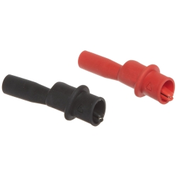 AC175 Threaded Slide-on Alligator Clip Set with Flexible Boots