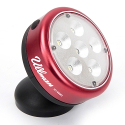 LED Magnetic Rotating Work Light, 375 Lumens, 6 SMD, 3 AAA Batteries Included
