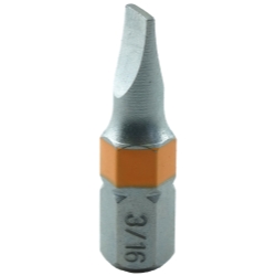 Picture of K Tool International KTI18123 0.25 in. Drive Slotted Bit&#44; 0.19 in.