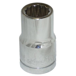 0.5 Drive 0.5 Short 12 Point Socket