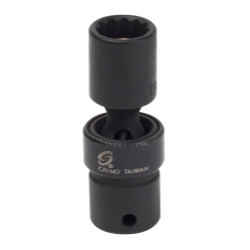 Sunex  0.25 in. Drive 12 Point 8 mm Magnetic Universal Impact Socket