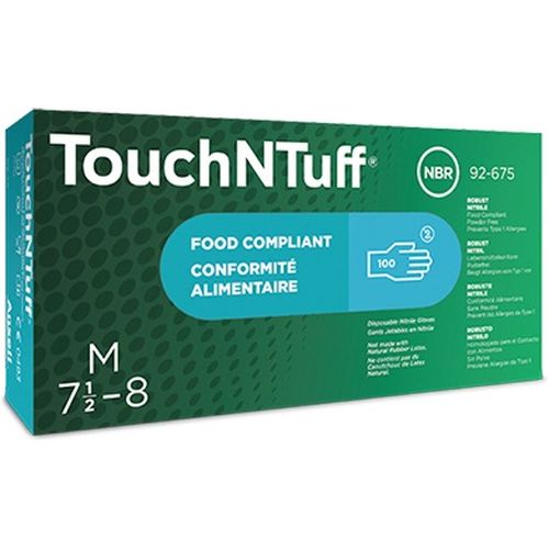 ASL565717 Touch-N-Tuff 92-675 Nitrile Glove - Medium
