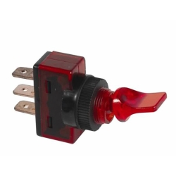 JTT2626J 20A, 12V Illuminated Duckbill Switch - Blue