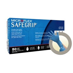 SafeGrip EC Latex Gloves, Medium
