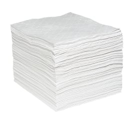 NPGMAT842 Medium Weight Sonic Bonded Mat Pad, White - Pack of 100