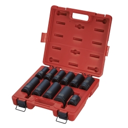 Sunex SUN4632 0.75 in. Drive Wheel Service Impact Socket Set - Pack of 11
