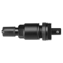 1-Sensor Press-in Metal Valve, Black