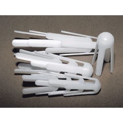 White Plastic Finger Splint Assortment - Pack of 12
