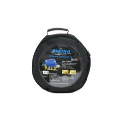 BluBird 3/8 Inch x 50 Ft. Rubber Air Hose Assembly with 13 Piece Accessory Kit - BB3850KIT-10