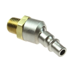 Picture of Coilhose COI14-04BS 0.25 in. ARO Ball Swivel Connector - 0.25 in. MPT