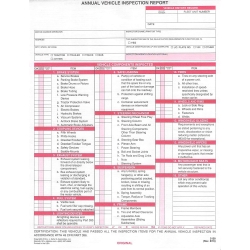 TMRDOTFORMS Annual Vehicle Inspection Report