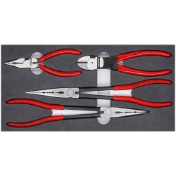 Knipex Automotive Pliers Set in Foam Tray 4pc - 00 20 01 V16
