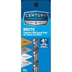 Picture of Century Drill & Tool CDT22319 0.29 in. Brite Drill Bit - 118 Split Point