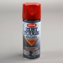DUPRTA9230 12 oz Can Rus Tough Enamel Paint with Cherry Red & One Coat Coverage