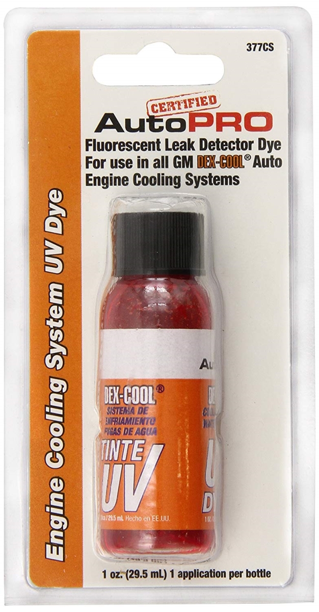 IND377CS DexCool Coolant UV Dye - 1 oz Bottle Clamshell