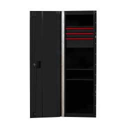 Picture of Extreme Tools EXTRX192503SLBKRD 19 in. 3-Drawer & 2-Shelf Side Locker