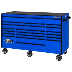 Extreme Tools RX Series Roller Cabinet 72in x 30in Blue - RX723019RCBLBK-250