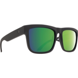 SPO673119374861 Optic Discord Sunglasses, Matte Black Frame with Happy Bronze Polar & Green Spectra Lens