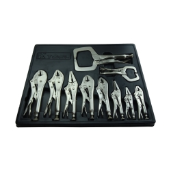 K Tool International KTI58730 Locking Pliers Set - 10 Piece