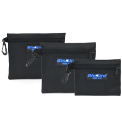 Picture of BluBird BLBBBTB13 Work Gear Multi-Purpose Clipon Zip Bags - Pack of 3