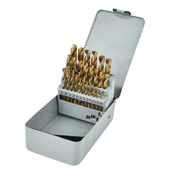 K Tool International KTI10300 Titanium Drill Bit Set - 29 Piece