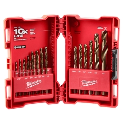 Picture of Milwaukee Electric Tools MLW48-89-2338 Helix Cobalt Drill Bit Set&#44; Red - 23 Piece