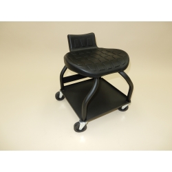 Mechanics Stool - Low Profile with Polyurethane Seat 400 lb capacity