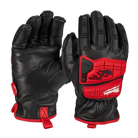 MLW48-22-8782 Impact Cut Level 5 Goatskin Leather Gloves, Large