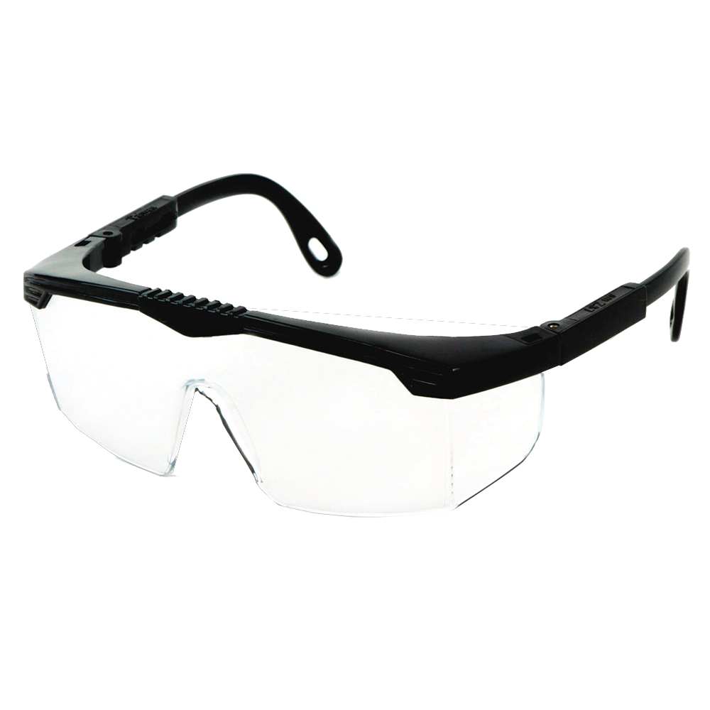 Picture of Jackson Safety SRWS73801 Sebring Safety Glasses - Black - Clear Lens - Hard Coated