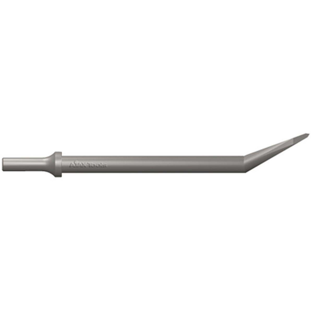 Picture of Ajax Tool Works AJXA919 10.5 in. Pneumatic Bit Flat Chisel - Offset 30 deg 0.401 Shank Turn Type&#44; 0.62 in. Wide Blade