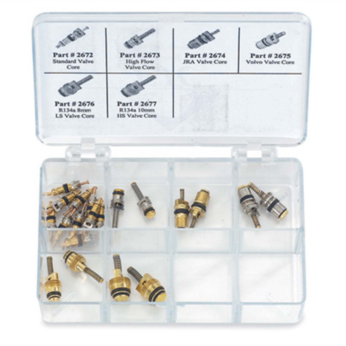 Picture of FJC FJC2682 Valve Core Assortment