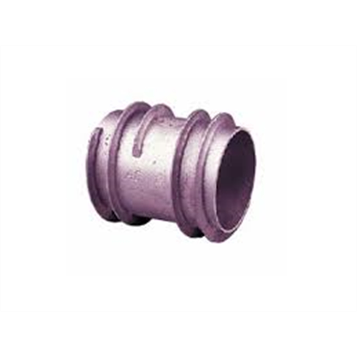 Picture of Crushproof Tubing CRU19MAC30 3 in. Aluminum Outside Thread Splice Connector with Two Exhaust Hoses