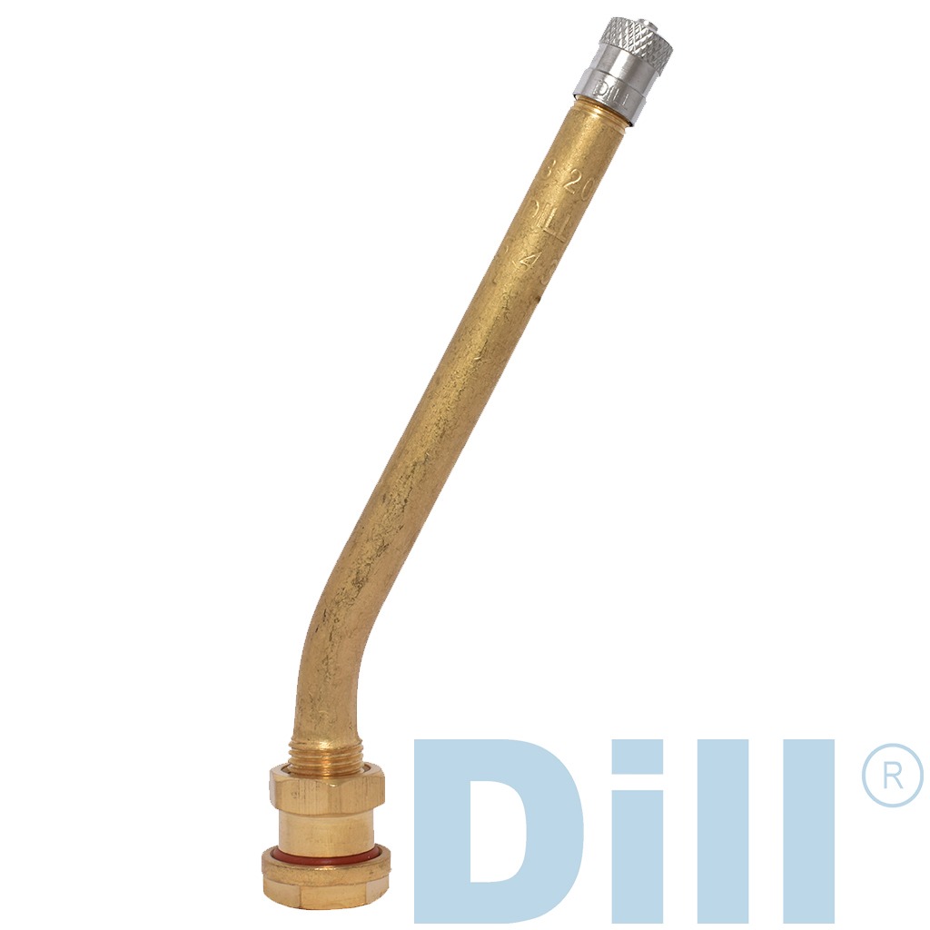 Picture of Dill Air Controls DILV3-206 0.390 in. O-Ring Clamp-in Brass Metric Truck Valve