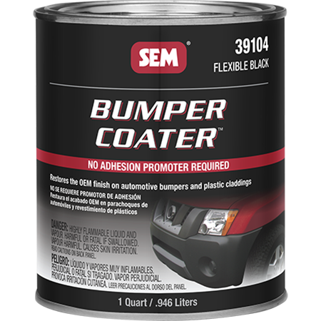 SEM39104 Flexible Black Bumper Coater Paint