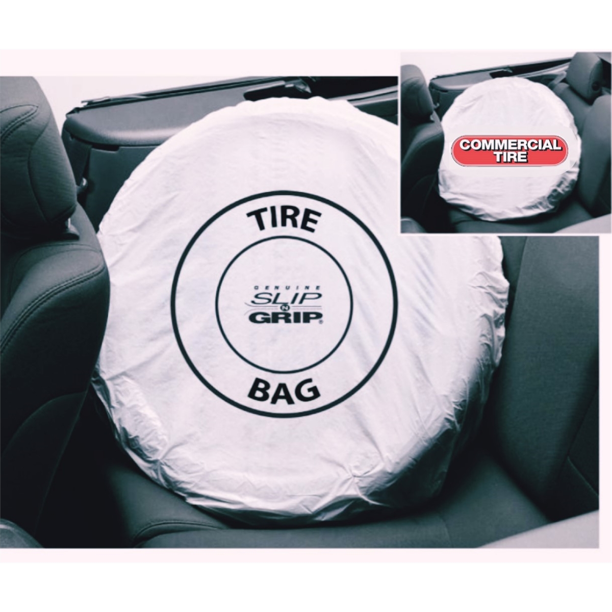 Picture of Petoskey Plastics PET-COMTIREBAG Plastic Tire Cover Bags - 250 Bags per Roll