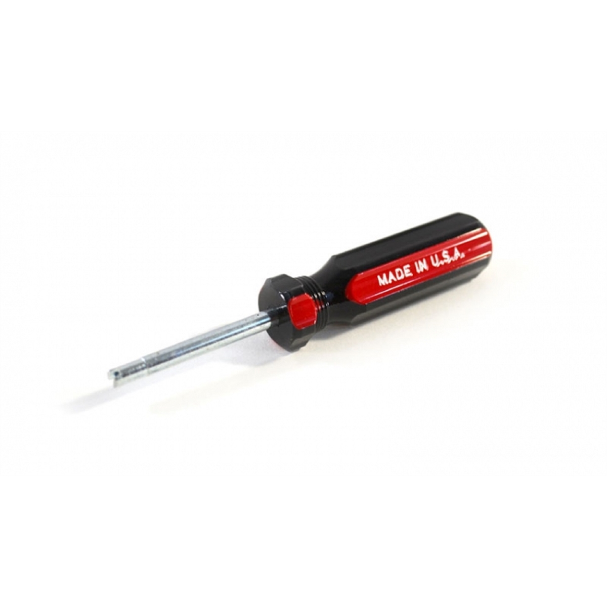 TV-2 Screwdriver Valve Core Tool with Black & Red Safety Grip