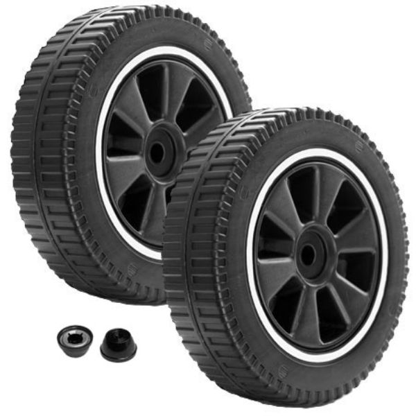 Picture of Associated ASO605672 6 in. Plastic Wheel Kit with Nuts