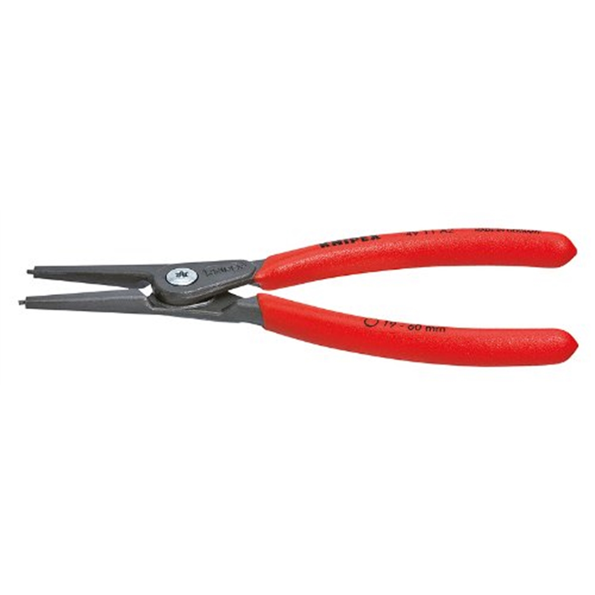 8-1/4" Precision External Circlip Pliers, Plastic Grip