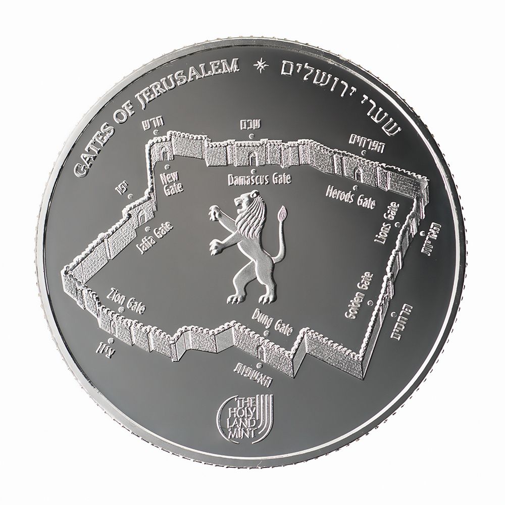 Picture of State of Israel Coins 23093380 1 oz 999 New Gate Silver Coin